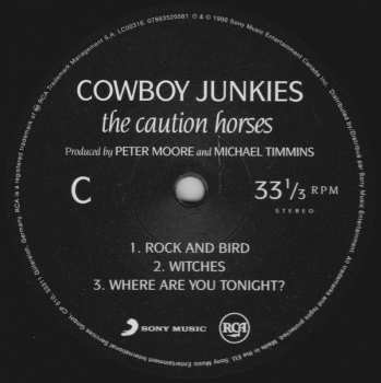 2LP Cowboy Junkies: The Caution Horses
