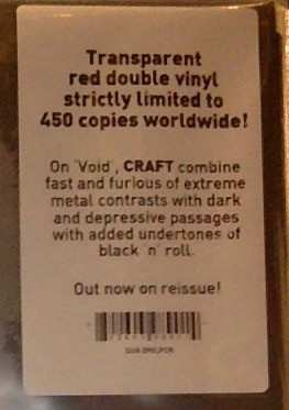 2LP Craft: Void LTD | CLR