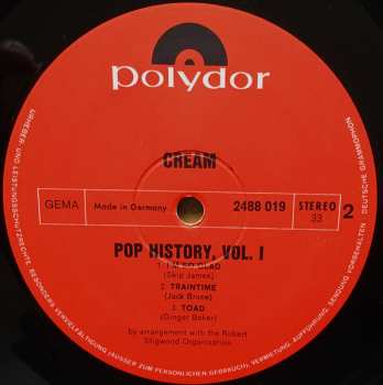 2LP Cream: Pop History Vol. 1