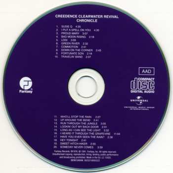 CD Creedence Clearwater Revival: Chronicle (The 20 Greatest Hits)
