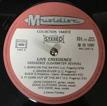 LP Creedence Clearwater Revival: Live Creedence