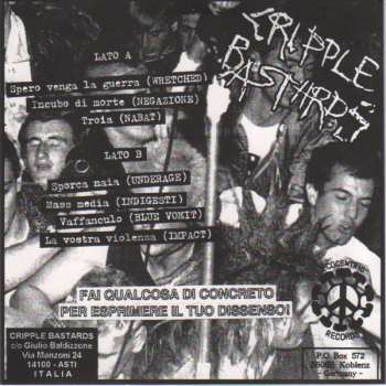 2LP Cripple Bastards: Frammenti Di Vita