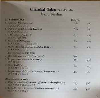 2CD/Zestaw pudełkowy La Grande Chapelle: Canto Del Alma: Obras En Latín Y En Romance