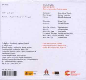 2CD/Zestaw pudełkowy Cristóbal Halffter: Don Quijote