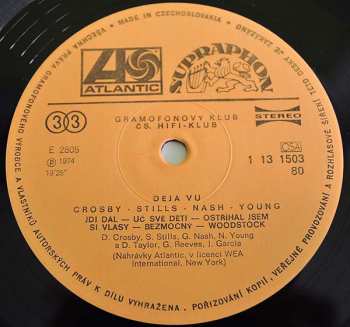 LP Crosby, Stills, Nash & Young: Déjà Vu
