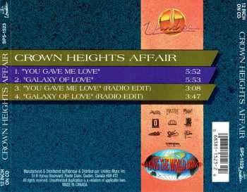 CD Crown Heights Affair: You Gave Me Love / Galaxy Of Love