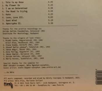 CD Cserepes Károly: Nachtmusik