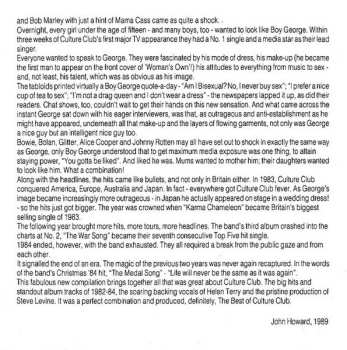 CD Culture Club: The Best Of Culture Club