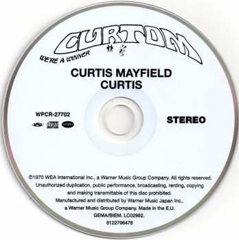 CD Curtis Mayfield: Curtis = カーティス