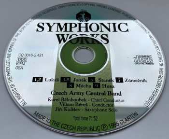CD Ústřední Hudba Armády České Republiky: Symphonic Works