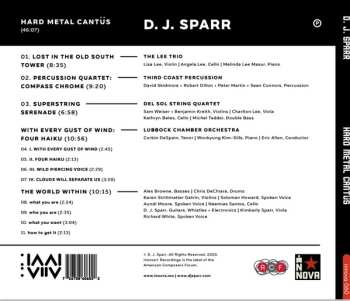 CD D. J. Sparr: Hard Metal Cantus