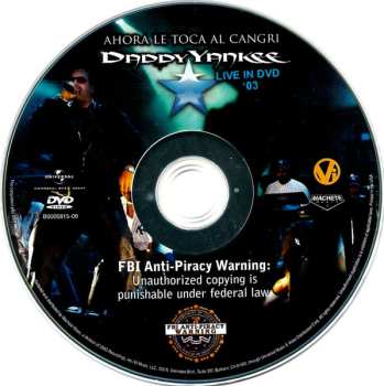 DVD Daddy Yankee: Ahora Le Toca Al Cangri Daddy Yankee Live In DVD '03