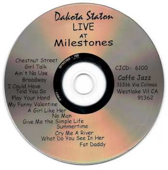 CD Dakota Staton: Live At Milestones