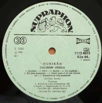 LP Dalibor Janda: Hurikán