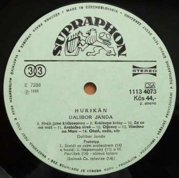 LP Dalibor Janda: Hurikán