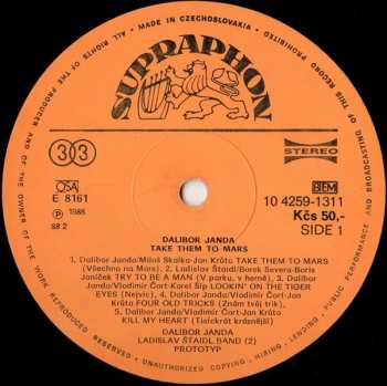 LP Dalibor Janda: Take Them To Mars
