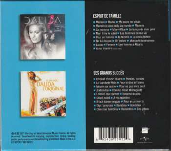 2CD/Zestaw pudełkowy Dalida: Esprit De Famille / Ses Grands Succès