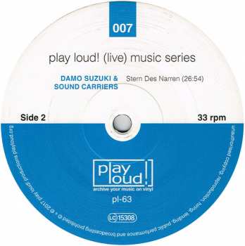 2LP Damo Suzuki: Live At Marie-Antoinette
