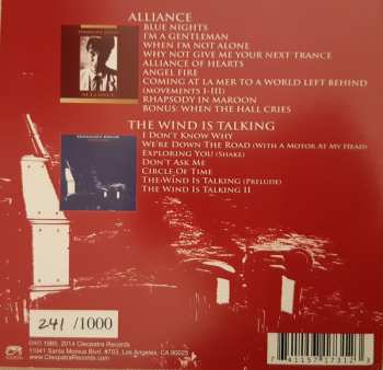 CD Damon Edge: Alliance & The Wind Is Talking LTD | NUM