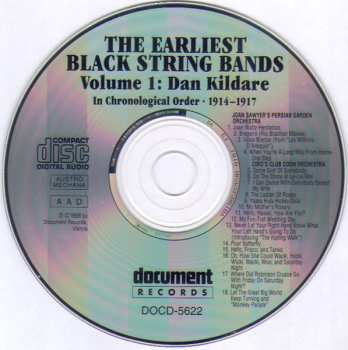 CD Dan Kildare: The Earliest Black String Bands • Volume 1 (In Chronological Order • 1914-1917)