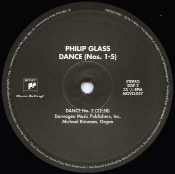 3LP Philip Glass: Dance Nos. 1-5