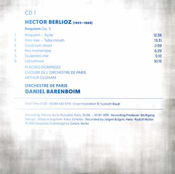 8CD/Zestaw pudełkowy Daniel Barenboim: Barenboim Orchestre De Paris 