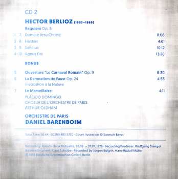 8CD/Zestaw pudełkowy Daniel Barenboim: Barenboim Orchestre De Paris 