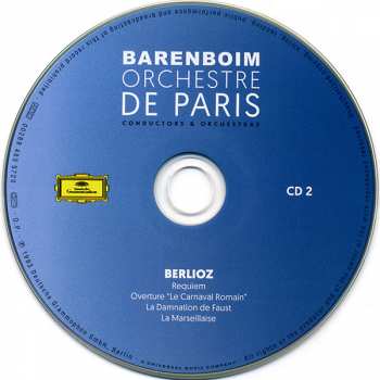 8CD/Zestaw pudełkowy Daniel Barenboim: Barenboim Orchestre De Paris 