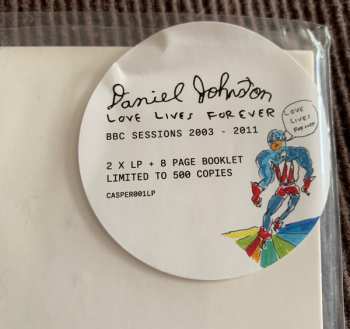 2LP Daniel Johnston: Love Lives Forever (BBC Sessions 2003-2011) LTD | NUM