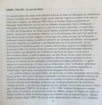 CD Daniel Taylor: The Voice Of Bach