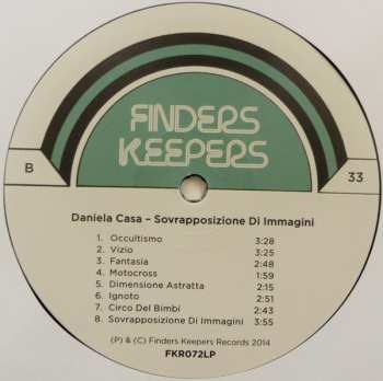 LP Daniela Casa: Sovrapposizione Di Immagini