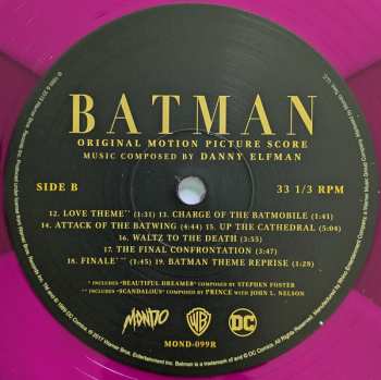 LP/Zestaw pudełkowy Danny Elfman: Batman (Original Motion Picture Score) LTD | CLR