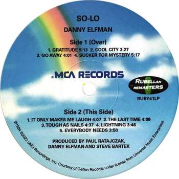 LP Danny Elfman: So-Lo