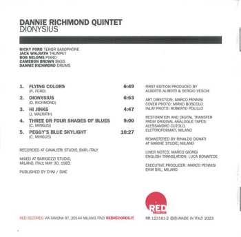 CD Dannie Richmond Quintet: Dionysius
