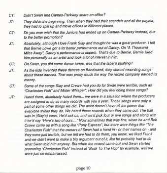 CD Danny & The Juniors: Back To The Hop - The Original Swan Recordings 1960-1962