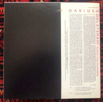 CD Dariush Dolat-Shahi: Electronic Music, Tar And Sehtar