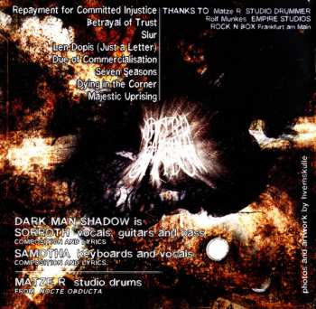 CD Dark Man Shadow: Victims Of Negligence