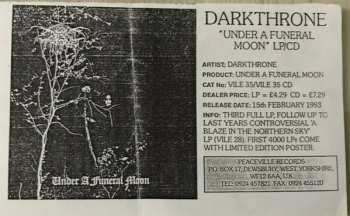 LP Darkthrone: Under A Funeral Moon - Clear Vinyl