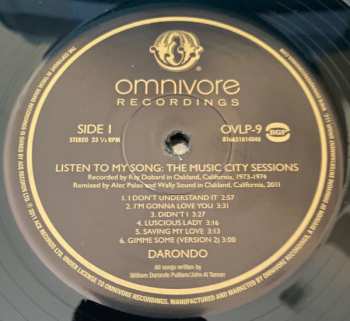 LP Darondo: Listen To My Song: The Music City Sessions