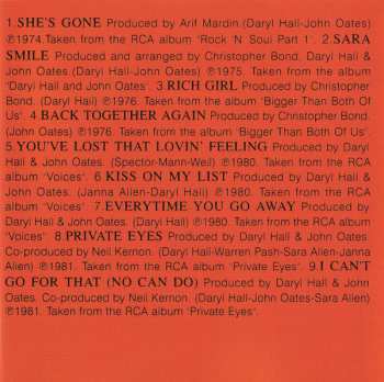 CD Daryl Hall & John Oates: The Best Of Daryl Hall & John Oates: Looking Back