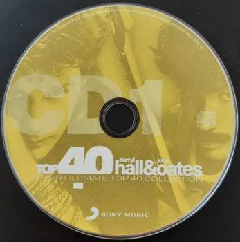 2CD Daryl Hall & John Oates: Top 40 Daryl Hall & John Oates (Their Ultimate Top 40 Collection)