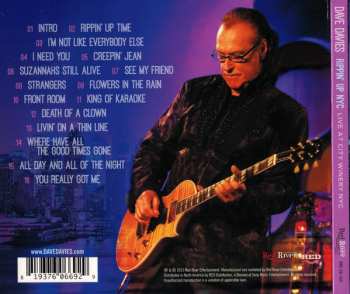 CD Dave Davies: Rippin' Up NYC - Live At City Winery NYC