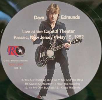 2LP Dave Edmunds: Live At The Capitol Theater May 15, 1982 CLR | LTD