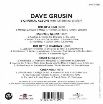 5CD/Zestaw pudełkowy Dave Grusin: 5 Original Albums