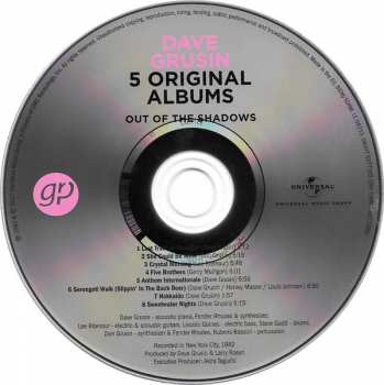 5CD/Zestaw pudełkowy Dave Grusin: 5 Original Albums
