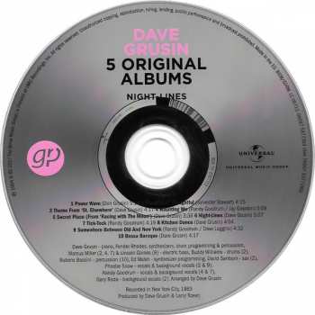 5CD/Zestaw pudełkowy Dave Grusin: 5 Original Albums