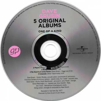 5CD/Zestaw pudełkowy Dave Grusin: 5 Original Albums