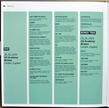 3CD/DVD/Zestaw pudełkowy Dave Matthews Band: Europe 2009 LTD