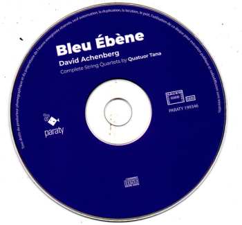 CD Quatuor Tana: Bleu D'Ébène, Complete String Quartets by Quatuor Tana