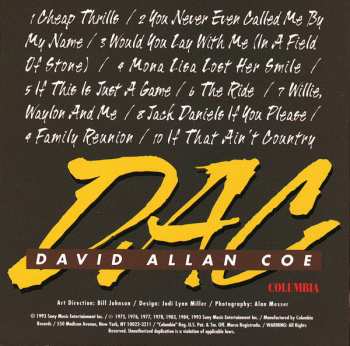 CD David Allan Coe: Super Hits